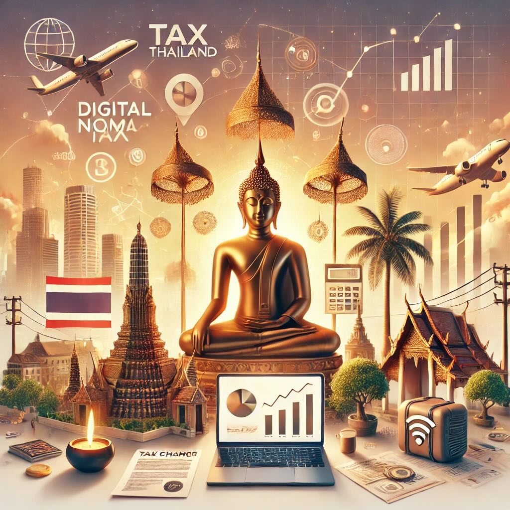 Tax changes 2024 in thailand for digital nomads