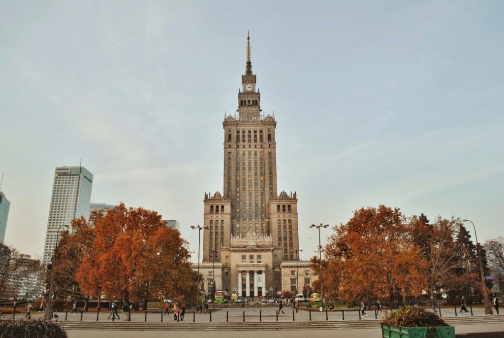 Palace of Culture and Science in Warsaw, Poland