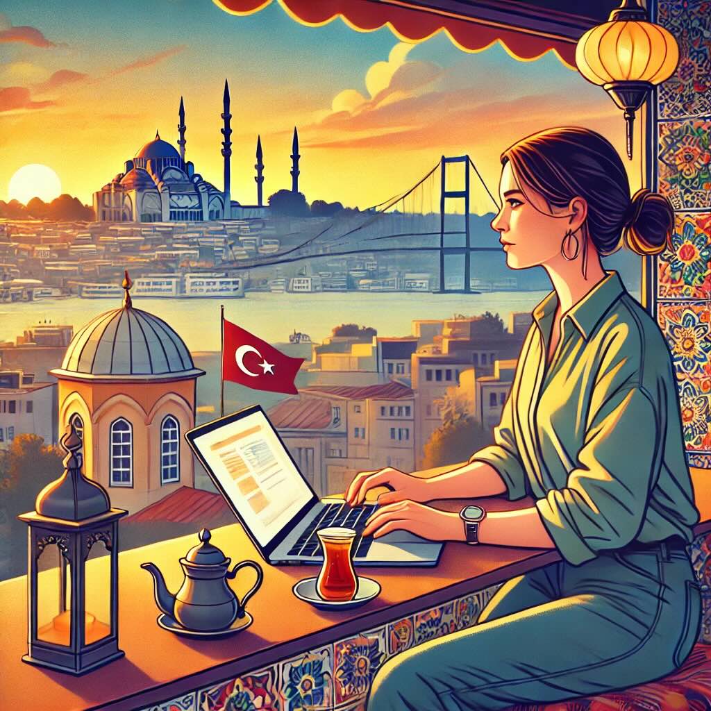 Digital Nomad working in Turkey
