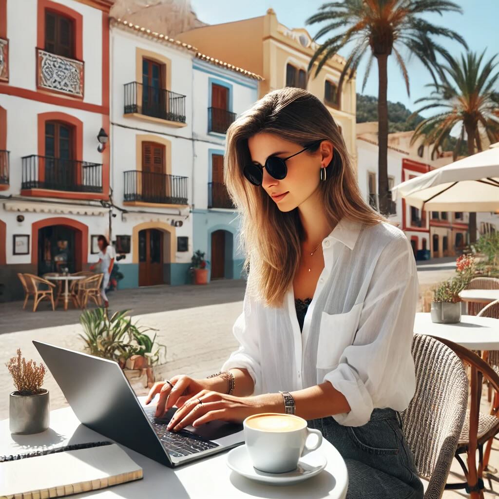 Digital Nomad working in Spain