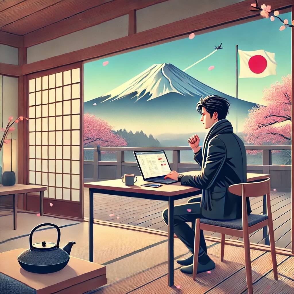 Digital Nomad working in Japan