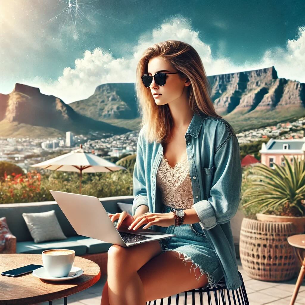 Digital Nomad Working In South Africa