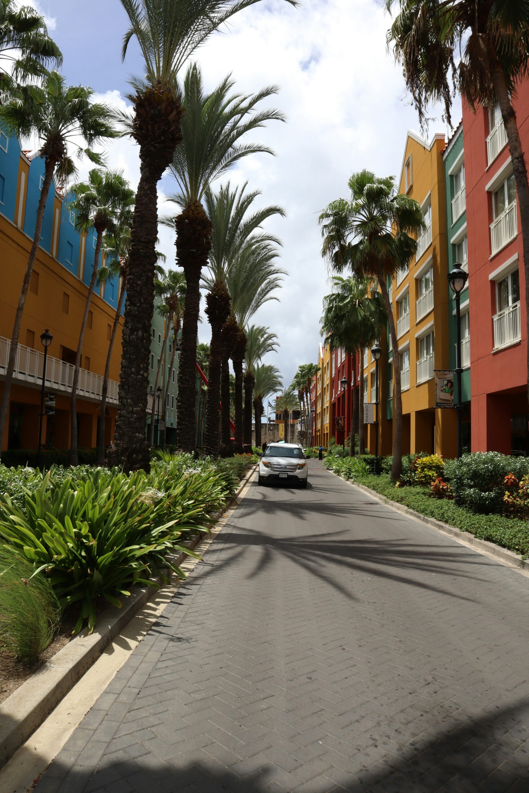 Street in Willemstad Curacao