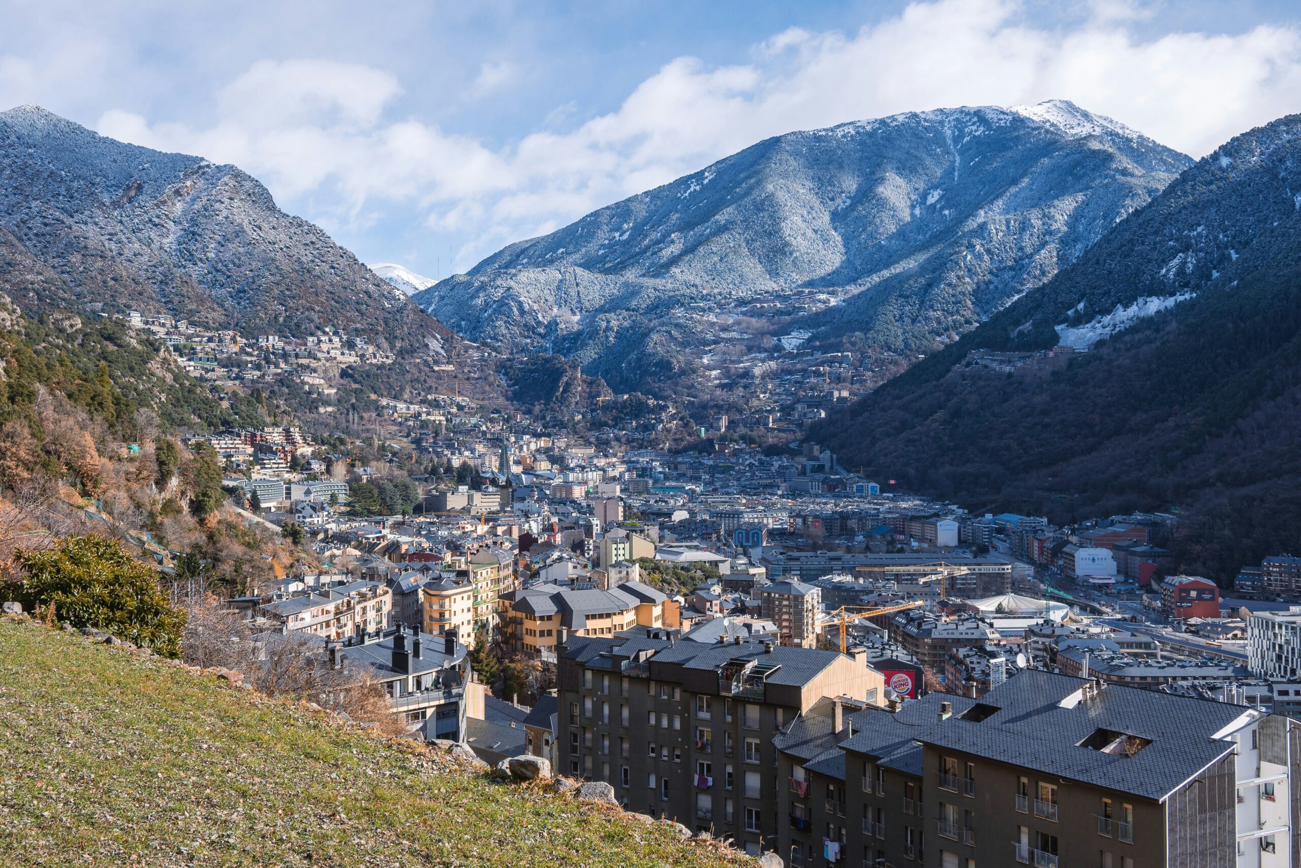 Village in the mountains of Andorra