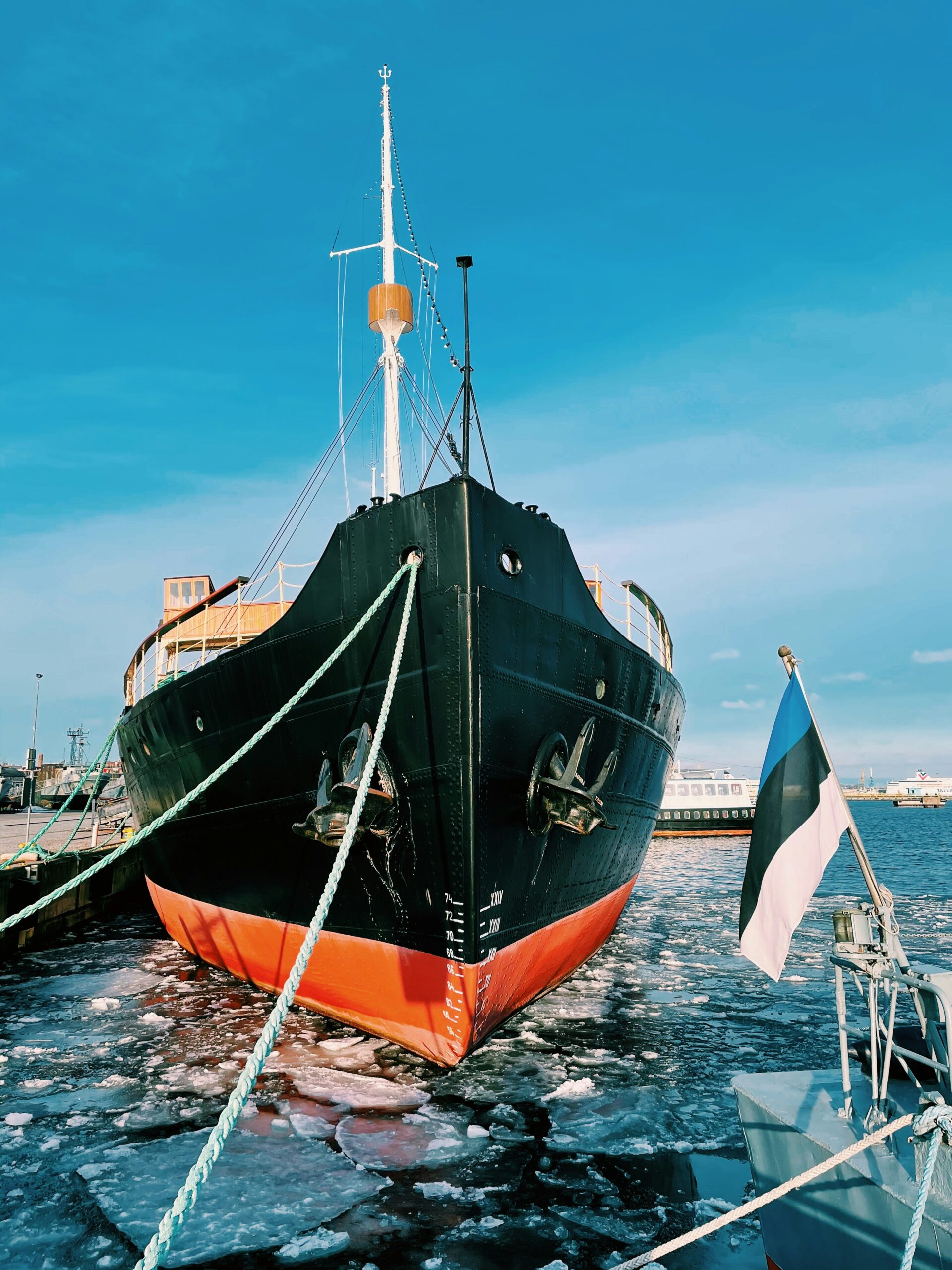 Ship in Estonia