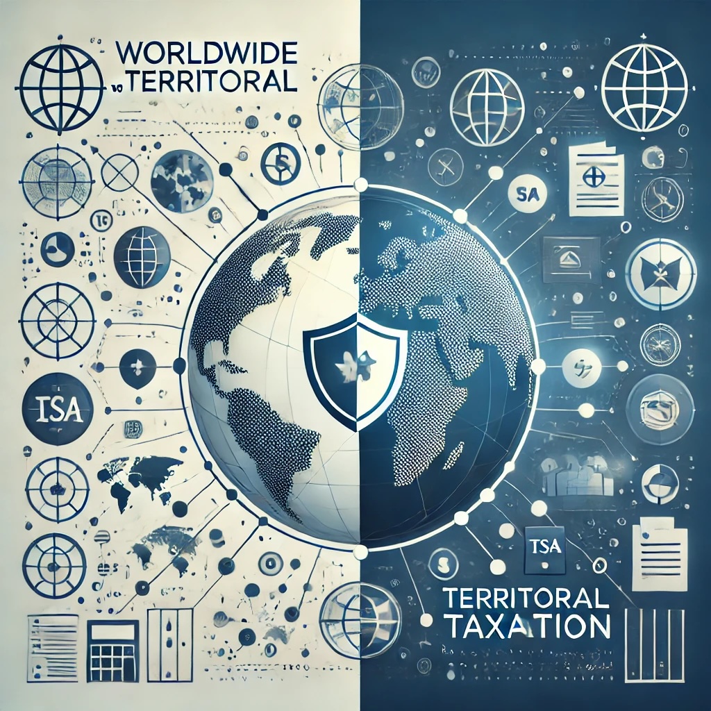 worldwide vs territorial tax system
