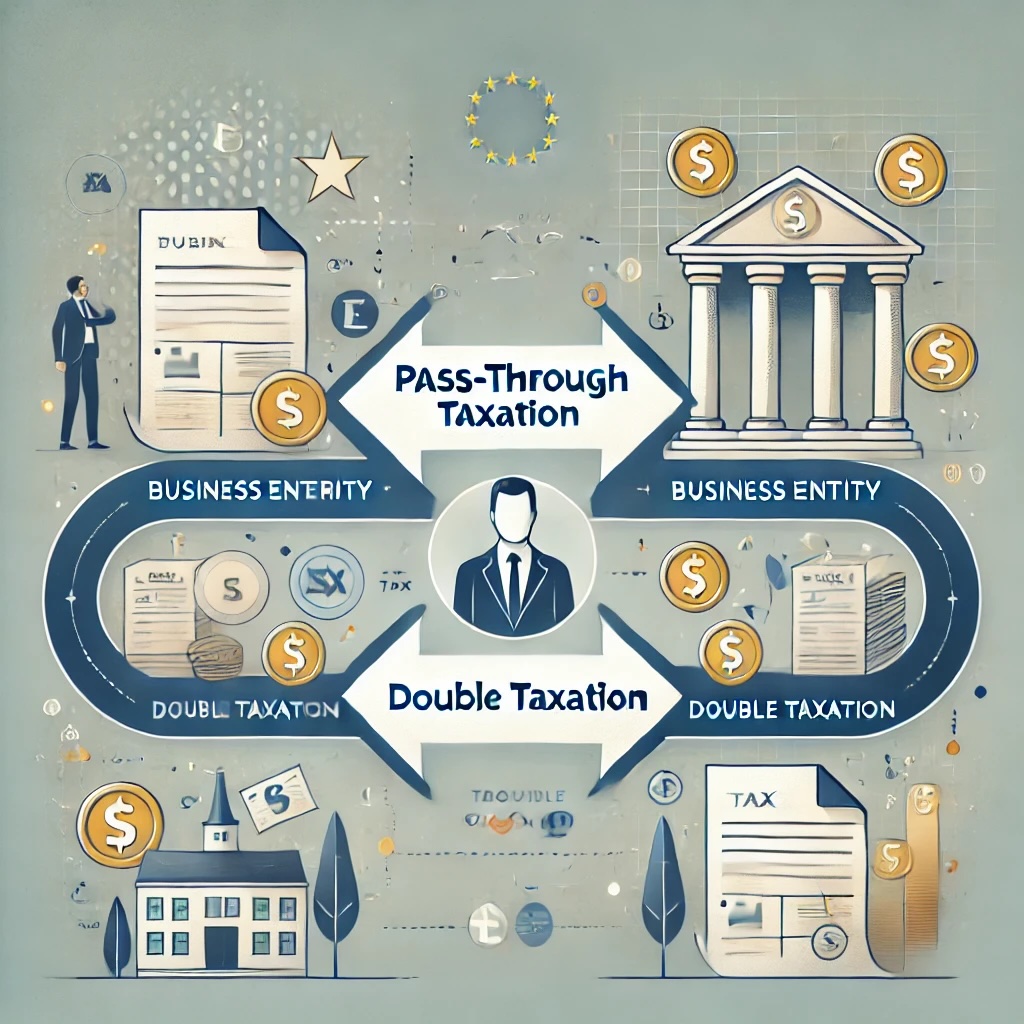 pass-through taxation vs double taxation
